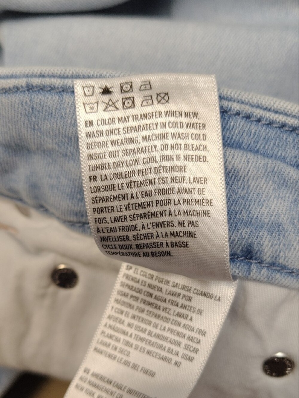 American Eagle Outfitters Light Blue Hi Rise Jegging - Picture 15 of 15